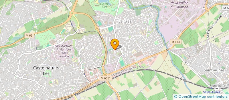 localisation de l'entreprise SCI DAVANEL  LE CRES