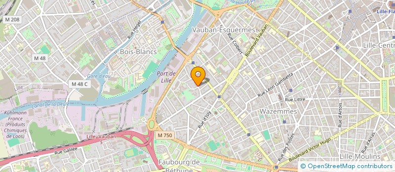 localisation de l'entreprise SCI DAVANTAG à LILLE