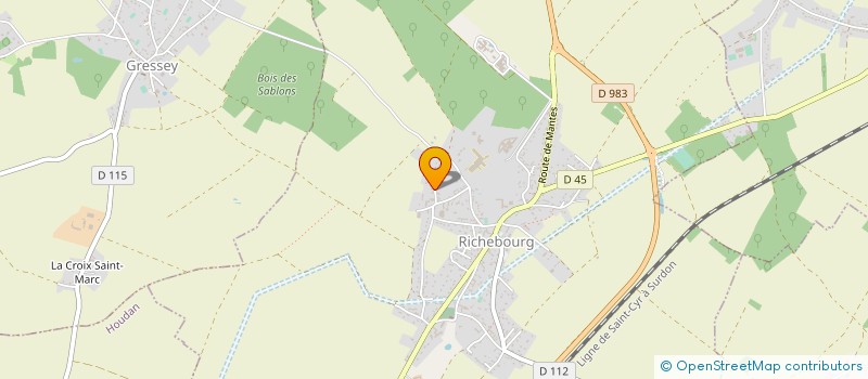 localisation de l'entreprise SCI DAVAR  GRESSEY