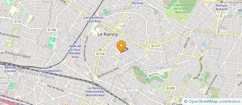 localisation de l'entreprise SCI DAVARGUI II  LE RAINCY