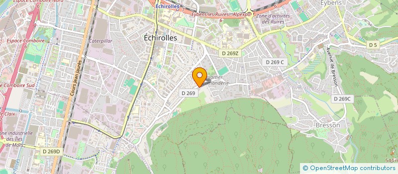 localisation de l'entreprise SCI DAVAT  ECHIROLLES