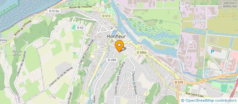 localisation de l'entreprise SCI DAVDIM à HONFLEUR