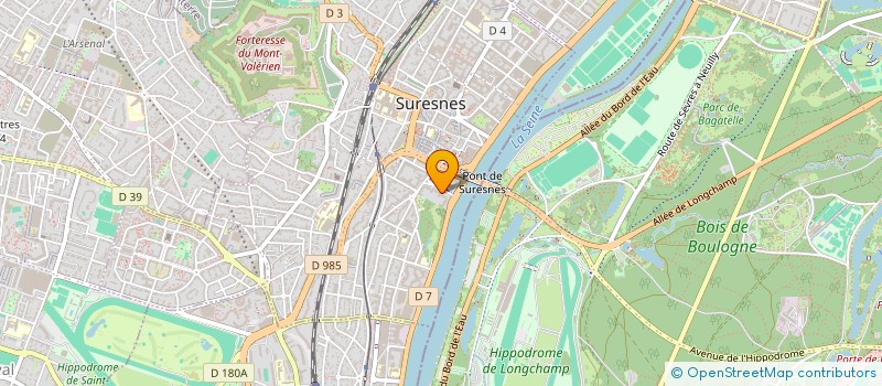 localisation de l'entreprise SCI DAVELO à SURESNES