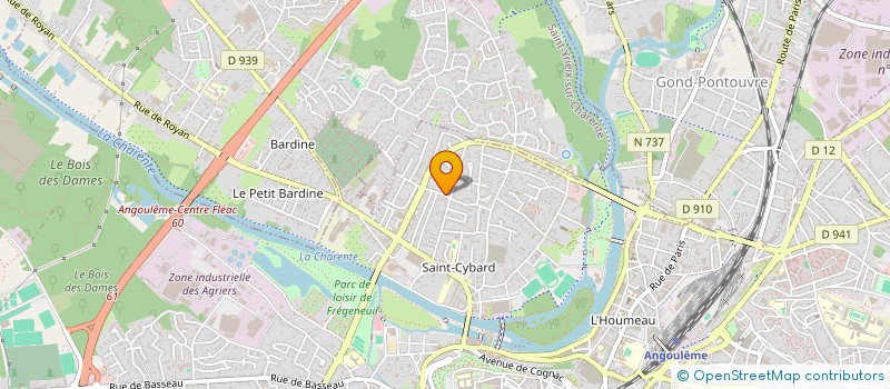 localisation de l'entreprise SCI DAVELO à ANGOULEME