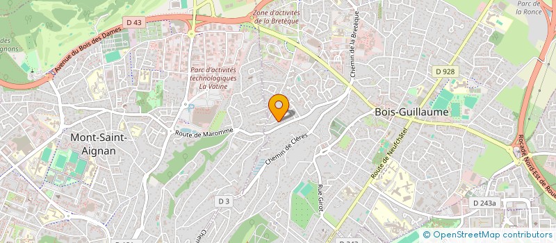 localisation de l'entreprise SCI DAVEMA à BOIS-GUILLAUME