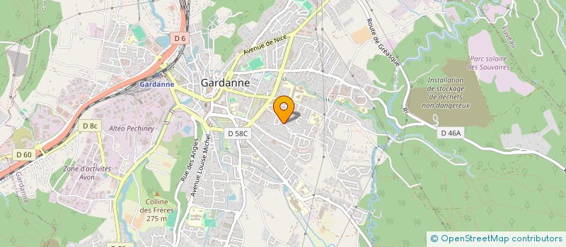localisation de l'entreprise SCI DAVEMIE MAGNAN à GARDANNE