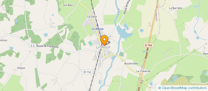 localisation de l'entreprise SCI DAVENIR à LA MEYZE