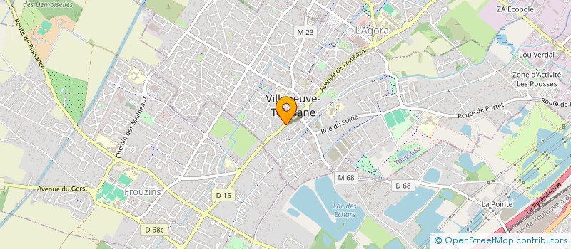 localisation de l'entreprise SCI DAVENITO à VILLENEUVE-TOLOSANE