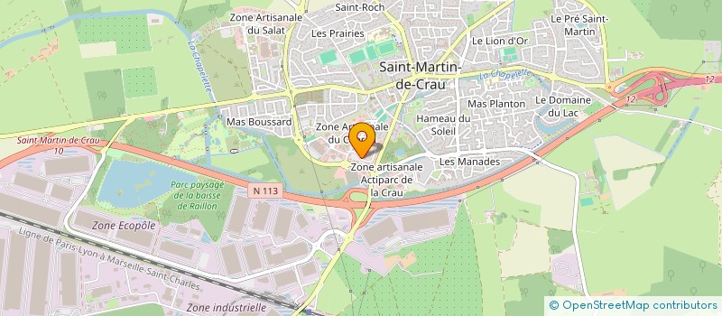 localisation de l'entreprise SCI DAVENTROIS à SAINT-MARTIN-DE-CRAU