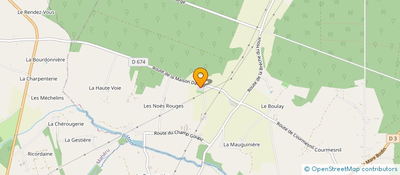 localisation de l'entreprise SCI DAVET 2 à LA FERRIERE-AU-DOYEN