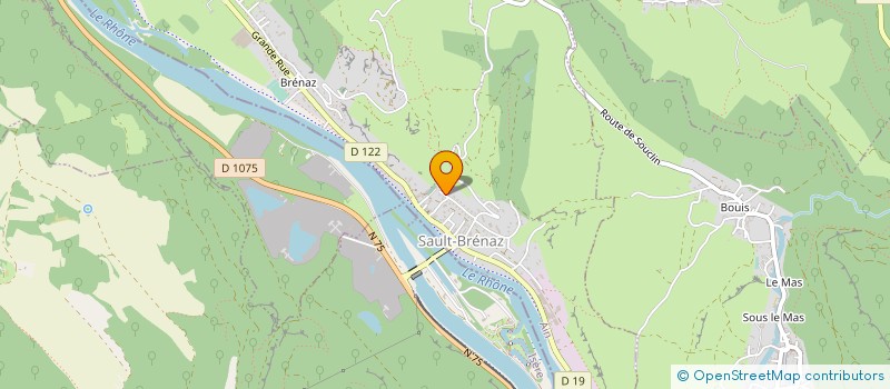 localisation de l'entreprise SCI DAVI  SAULT-BRENAZ