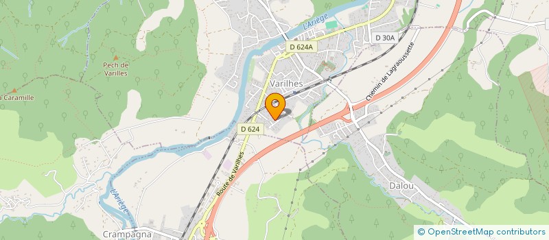 localisation de l'entreprise SCI DAVI à VARILHES