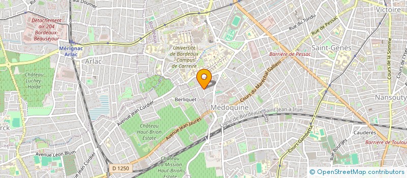 localisation de l'entreprise SCI DAVIAUD DELPECH  BORDEAUX