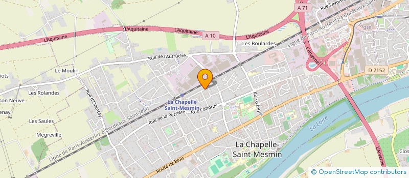 localisation de l'entreprise SCI DAVIBELLE  LA CHAPELLE-SAINT-MESMIN