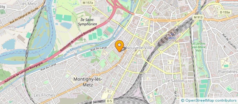 localisation de l'entreprise SCI DAVICAR à MONTIGNY-LES-METZ