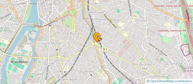 localisation de l'entreprise SCI DAVID à TOULOUSE