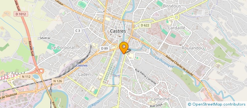 localisation de l'entreprise SCI DAVID  CASTRES