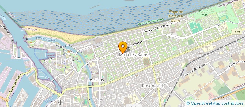 localisation de l'entreprise SCI DAVID à DUNKERQUE