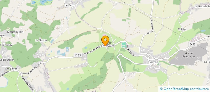 localisation de l'entreprise SCI DAVID  ARTAS