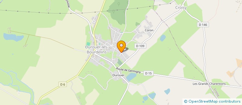 localisation de l'entreprise SCI DAVID  OUROUER-LES-BOURDELINS