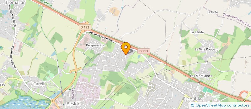 localisation de l'entreprise SCI DAVID  LA BAULE-ESCOUBLAC