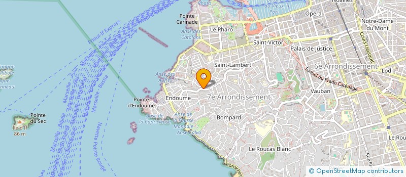 localisation de l'entreprise SCI DAVID à MARSEILLE