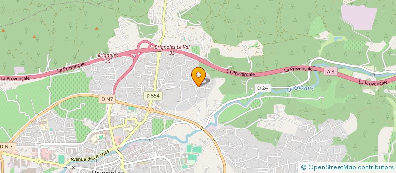 localisation de l'entreprise SCI DAVID  BRIGNOLES