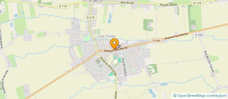 localisation de l'entreprise SCI DAVID  OYE-PLAGE