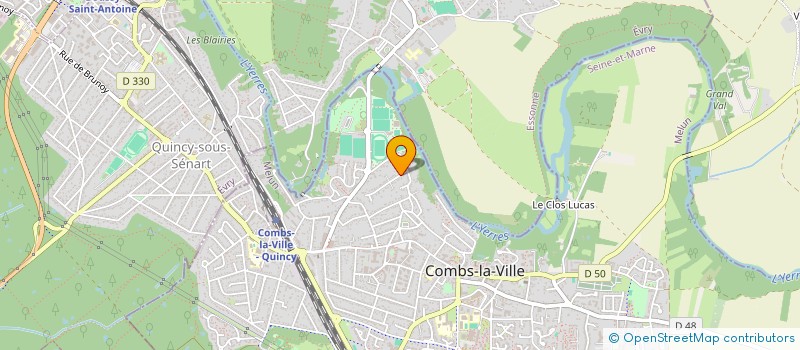 localisation de l'entreprise SCI DAVID  COMBS-LA-VILLE