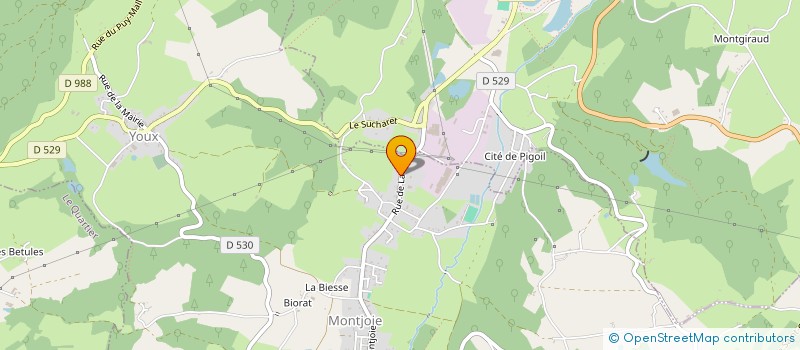 localisation de l'entreprise SCI DAVID  YOUX