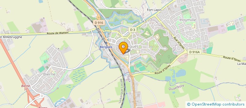 localisation de l'entreprise SCI DAVID  BERGUES