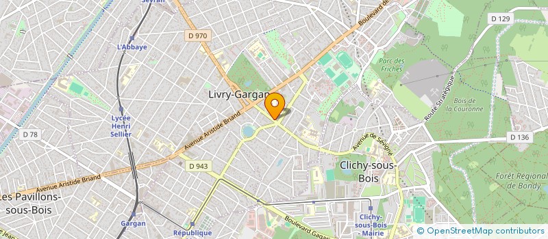 localisation de l'entreprise SCI DAVID à LIVRY-GARGAN