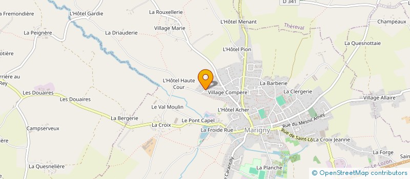 localisation de l'entreprise SCI DAVID COLASSE  MARIGNY-LE-LOZON
