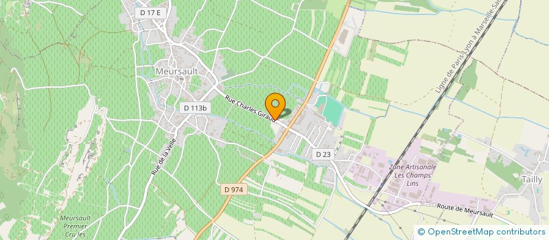 localisation de l'entreprise SCI DAVID DU  MEURSAULT