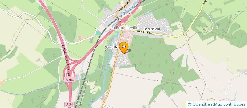 localisation de l'entreprise SCI DAVID ET ELSA  LA FRANCHEVILLE