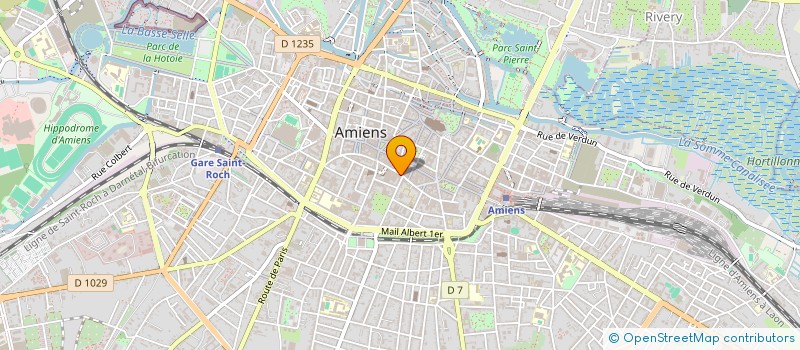 localisation de l'entreprise SCI DAVID ET VINCENT  AMIENS