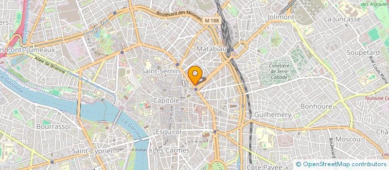 localisation de l'entreprise SCI DAVID FRANKLIN à TOULOUSE