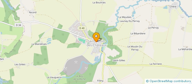 localisation de l'entreprise SCI DAVID IMMO  SAINT-AUBIN-DES-CHATEAUX