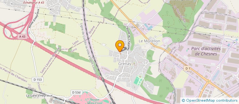 localisation de l'entreprise SCI DAVID INVESTISSEMENT  GRENAY