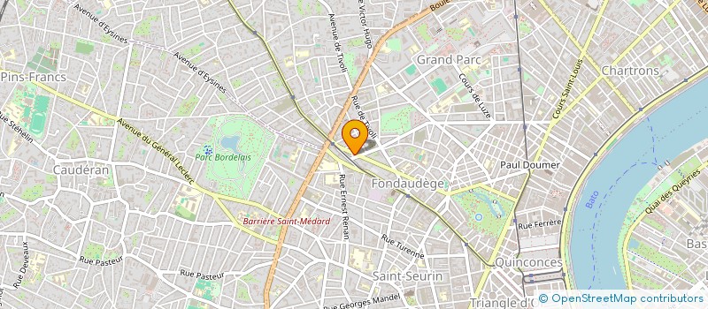 localisation de l'entreprise SCI DAVID JOHNSTON  BORDEAUX