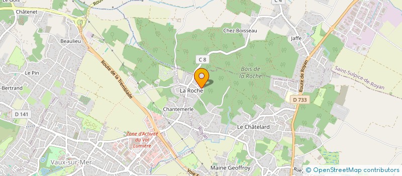 localisation de l'entreprise SCI DAVID LOCATION DEPOT  ROYAN