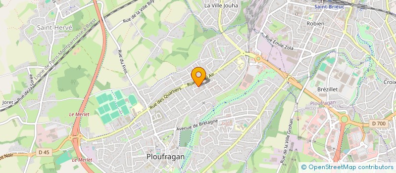 localisation de l'entreprise SCI DAVID NECHET  PLOUFRAGAN