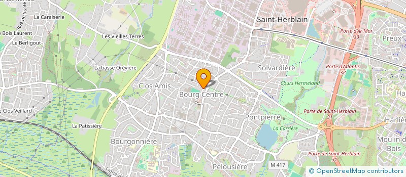 localisation de l'entreprise SCI DAVID-REVELIN  SAINT-HERBLAIN