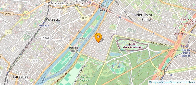 localisation de l'entreprise SCI DAVID SEROUSSI  NEUILLY-SUR-SEINE