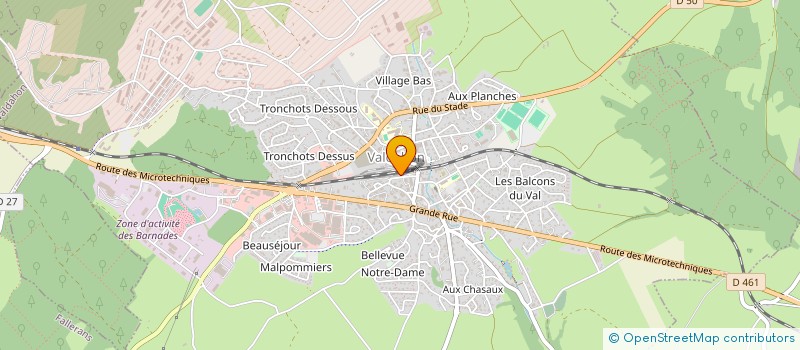 localisation de l'entreprise SCI DAVIDSON  VALDAHON