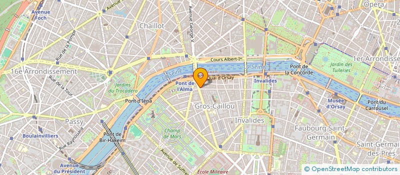 localisation de l'entreprise SCI DAVIDSON  PARIS