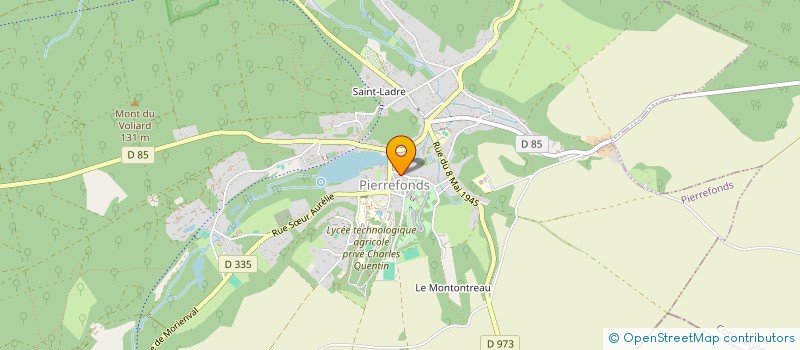 localisation de l'entreprise SCI DAVIES  PIERREFONDS