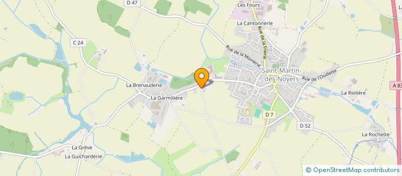 localisation de l'entreprise SCI DAVIET à L'OIE