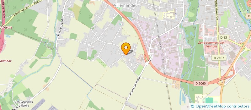 localisation de l'entreprise SCI DAVIEZ à VILLEMANDEUR