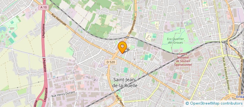 localisation de l'entreprise SCI DAVIGNON IMMO  SAINT-JEAN-DE-LA-RUELLE